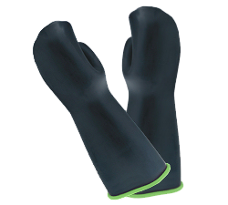 Par de manoplas para trabalhos eléctricos de alta tensão. Par de manoplas para trabalhos eléctricos de alta tensão.