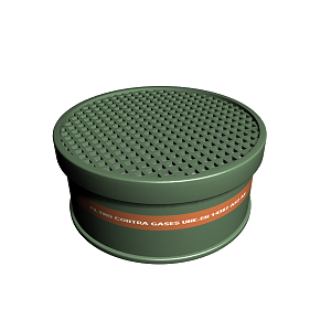 Filtro de gases, de capacidade baixa (classe 1). Filtro de gases, de capacidade baixa (classe 1).