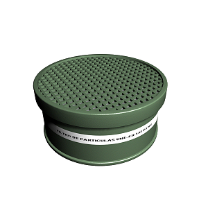 Filtro de partÃculas, de eficiência alta (P3). Filtro de partÃculas, de eficiência alta (P3).