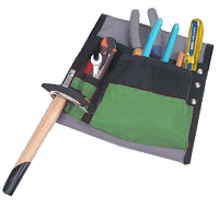 Bolsa porta-ferramentas.