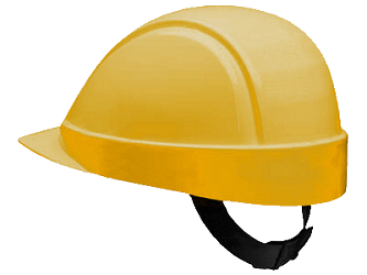 Capacete de protecção.