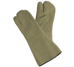 Par de manoplas para soldadores. Par de manoplas para soldadores.