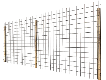 Vedação provisória de terreno com malha electrossoldada