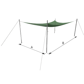 Protecção contra o sol de zona de trabalho